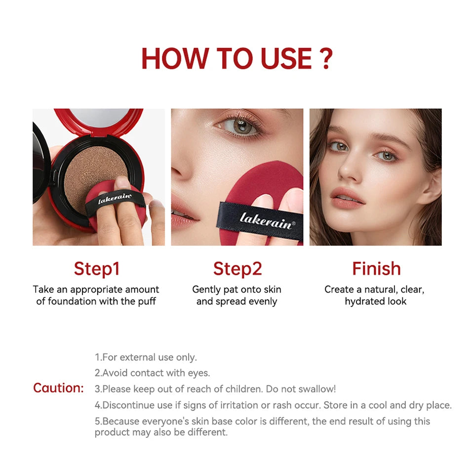 Long-Lasting Semi-Matte Cushion Foundation for Flawless Coverage