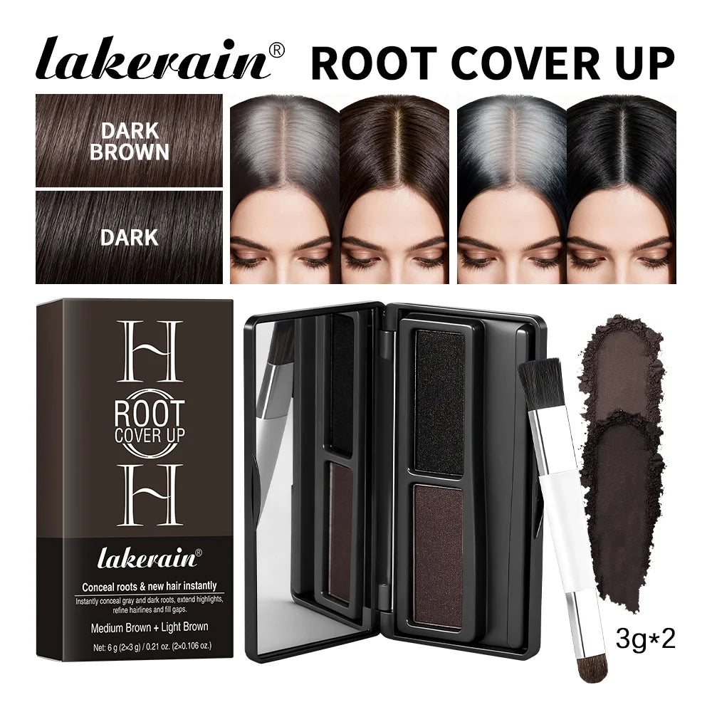 Waterproof Hairline Shadow and Root Cover Up Powder Palette