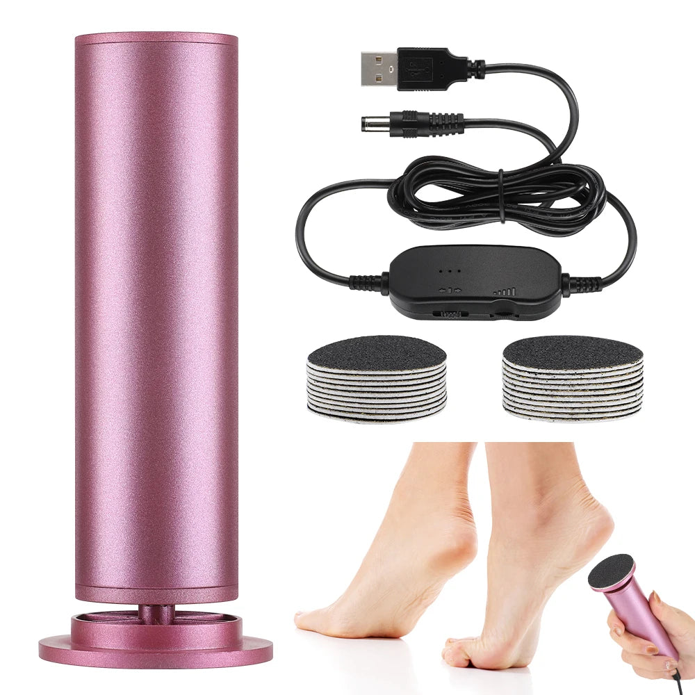 Electric Callus Remover for Smooth Heels and Professional Foot Pedicure - 18