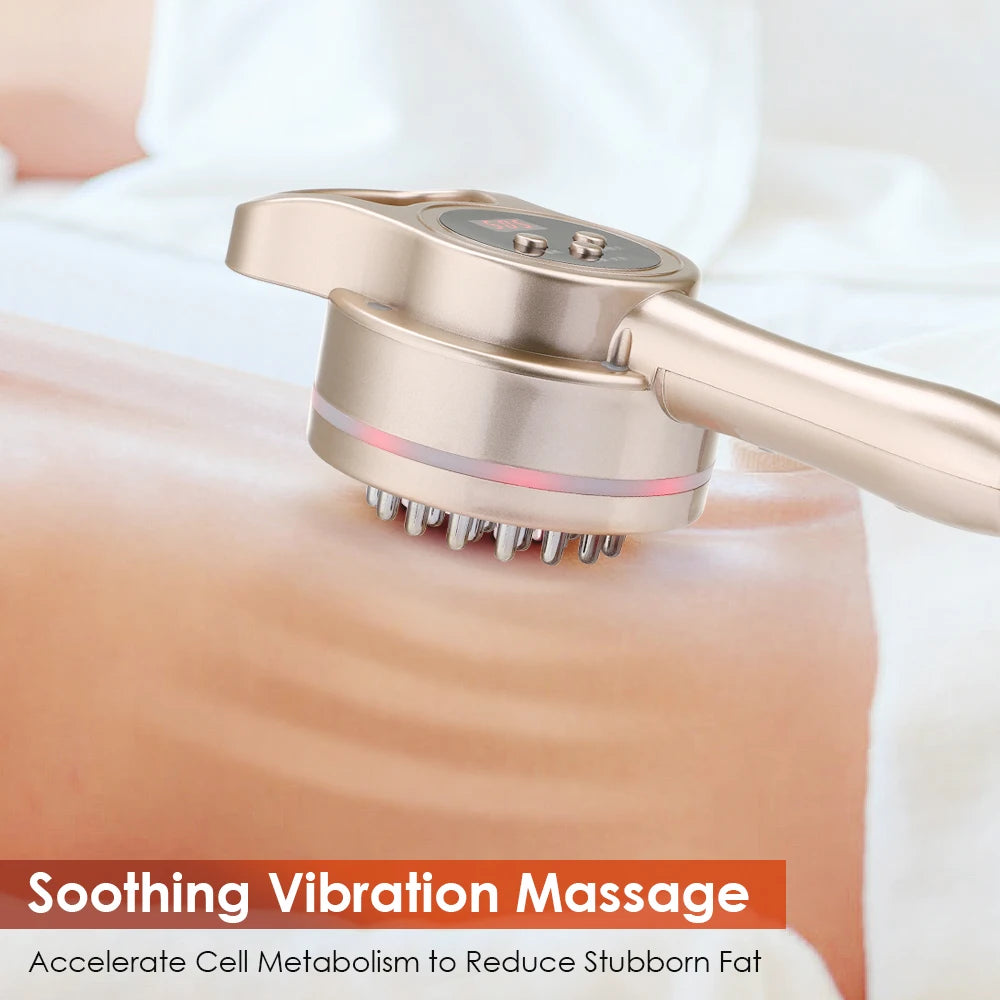 Electric Microcurrent Meridian Body Massager for Cellulite and Relaxation