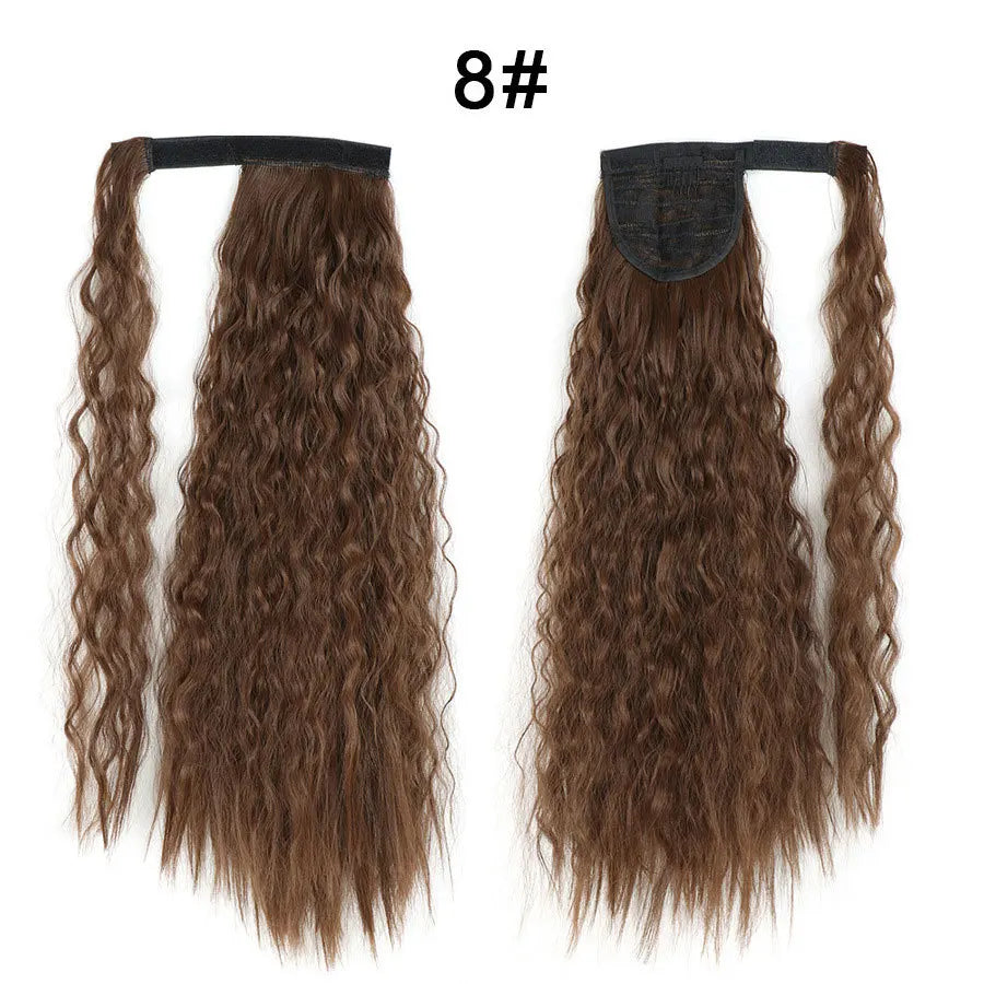 Long Wavy Synthetic Wrap Around Ponytail Extension for Instant Volume