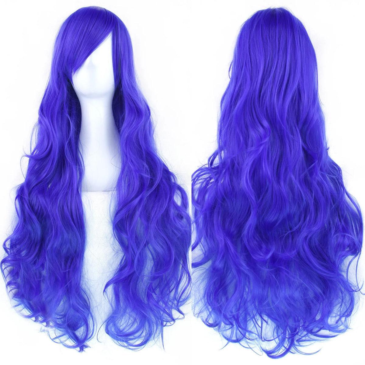 Long Curly Heat-Resistant Synthetic Cosplay Wig for Costume Parties