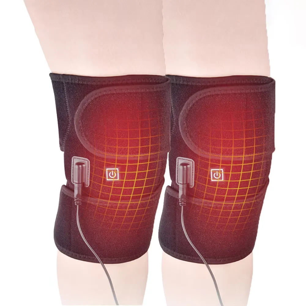Electric Heated Knee Support Brace for Joint Pain and Muscle Relaxation