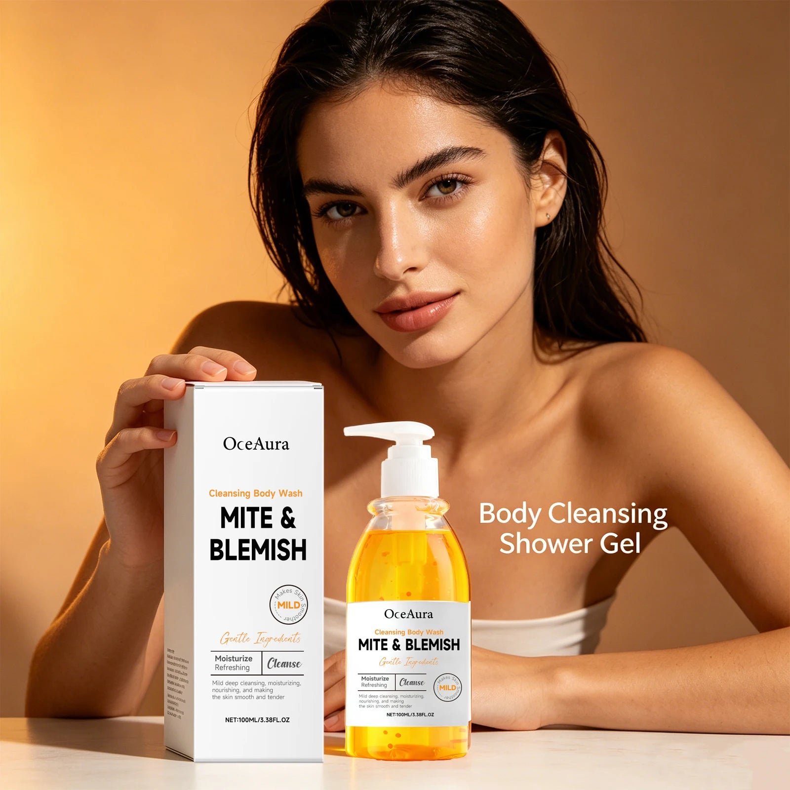 Anti-Mite and Acne Control Cleansing Body Wash for Oily Skin - 6