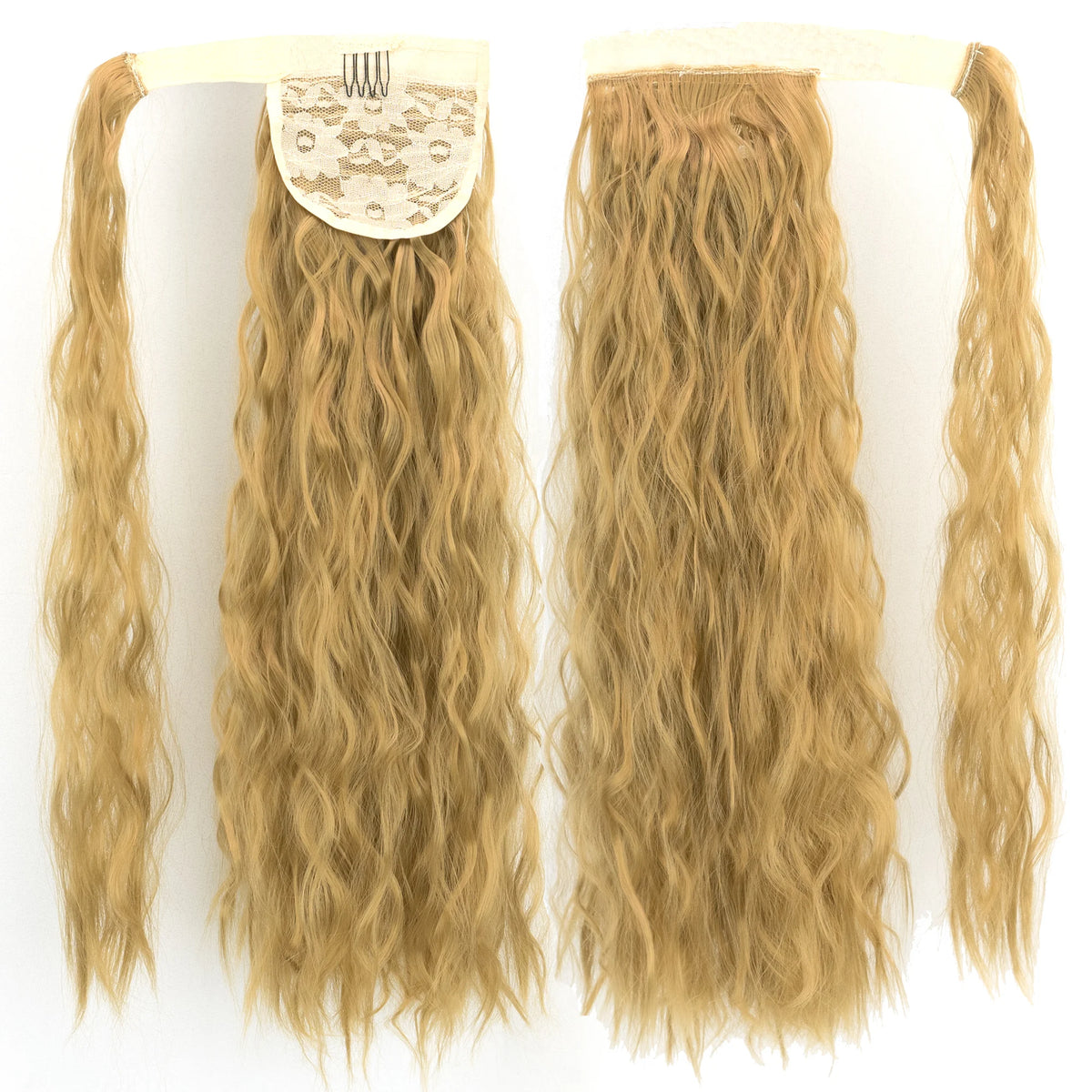 Long Kinky Curly Wrap Around Ponytail Extension for Instant Volume