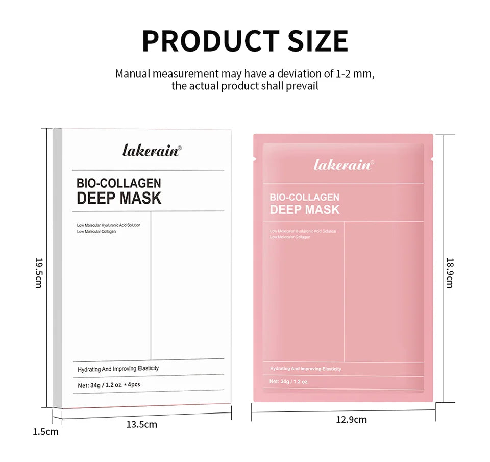Bio-Collagen Deep Hydrating Face Mask for Pore Tightening and Glow