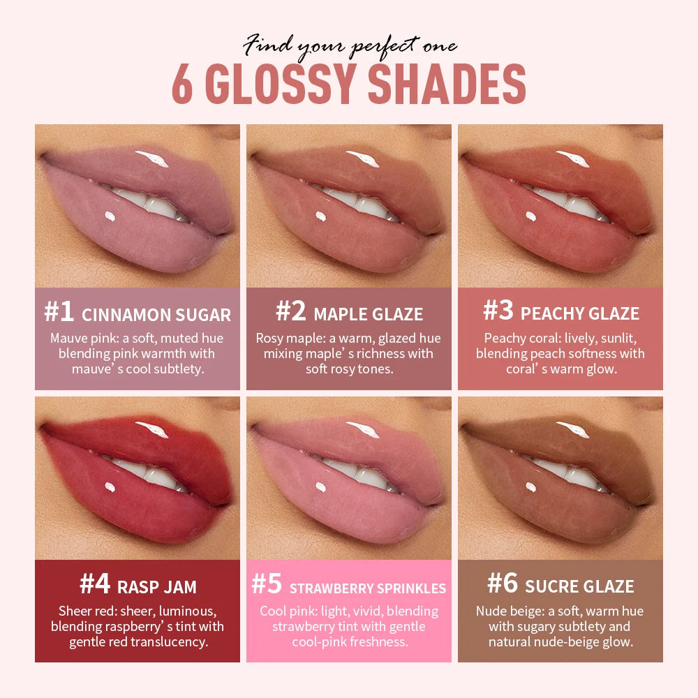 Hydrating Tinted Lip Serum for High-Shine Plump and Nourished Lips