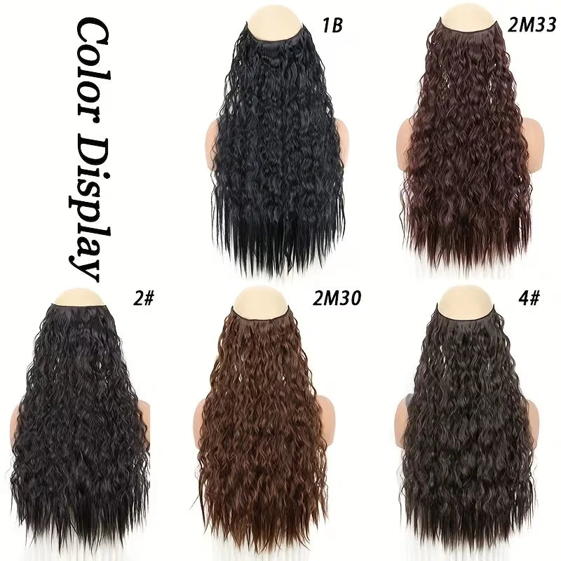 24-Inch Kinky Curly Clip-In Hair Extensions - 7