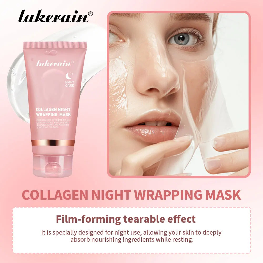 Collagen and Turmeric Overnight Peel-Off Face Mask for Deep Hydration - 3