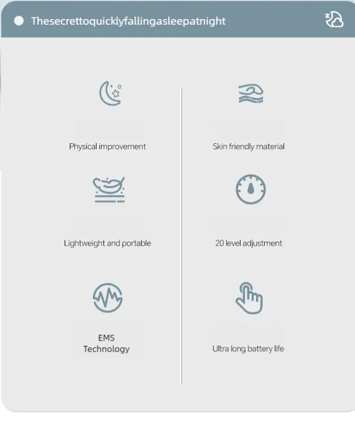 Microcurrent Handheld Sleep Aid Device for Insomnia and Anxiety Relief - 8