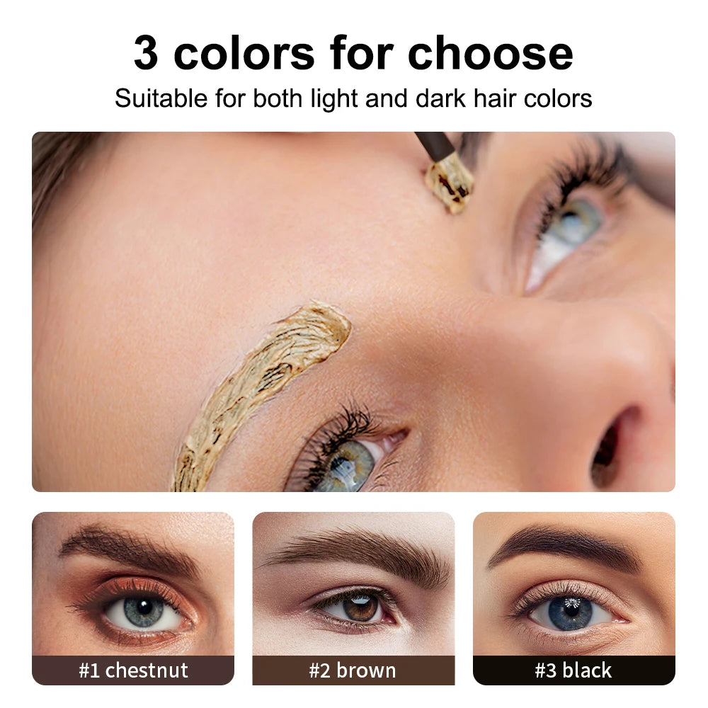 Professional Eyelash and Eyebrow Tinting Kit for Long Lasting Color