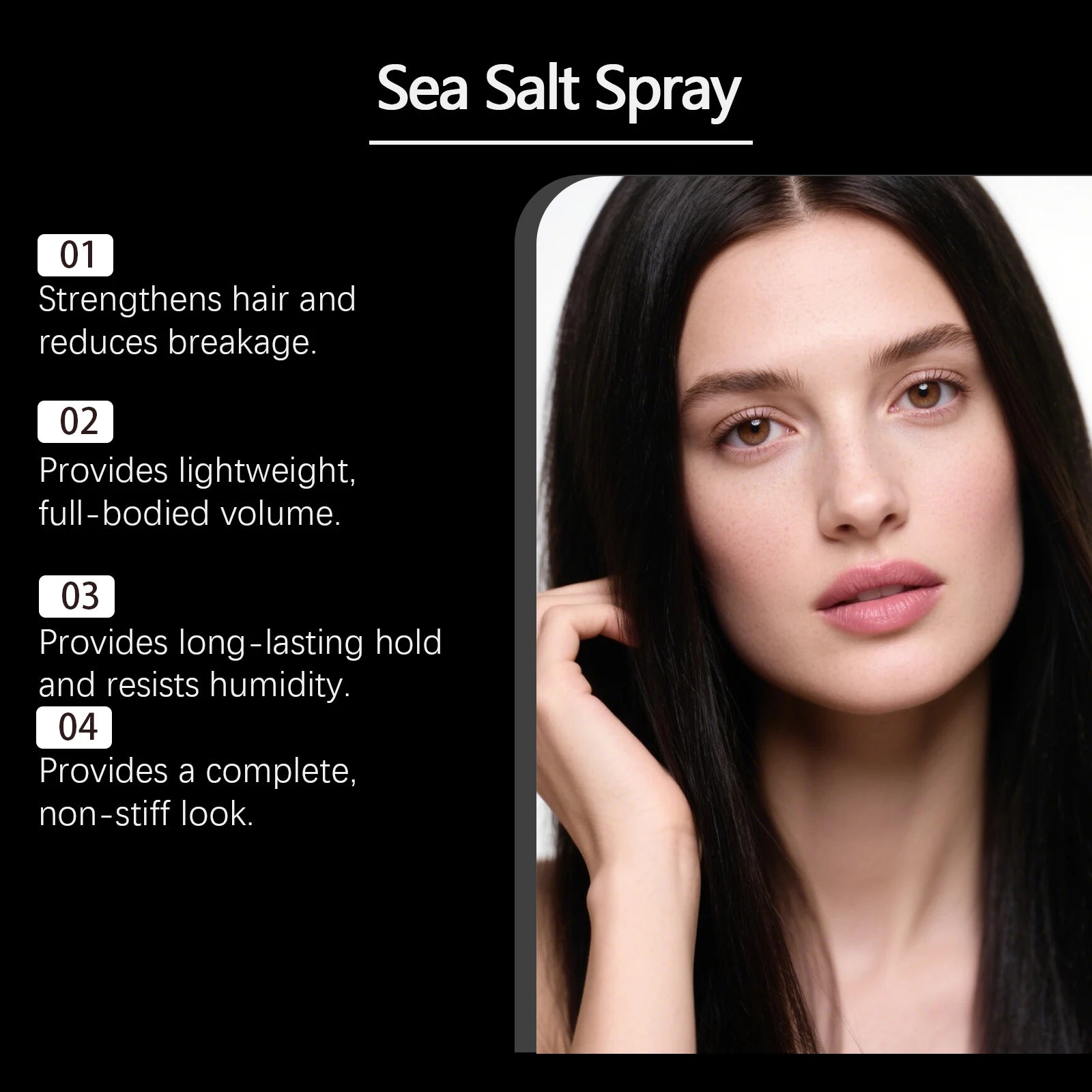 Volumizing Sea Salt Texturizing Hair Spray for Men and Women - 10