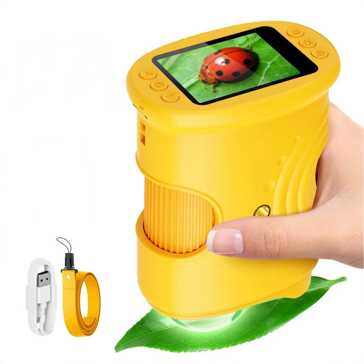 Portable Digital Handheld Microscope for Kids Science Exploration