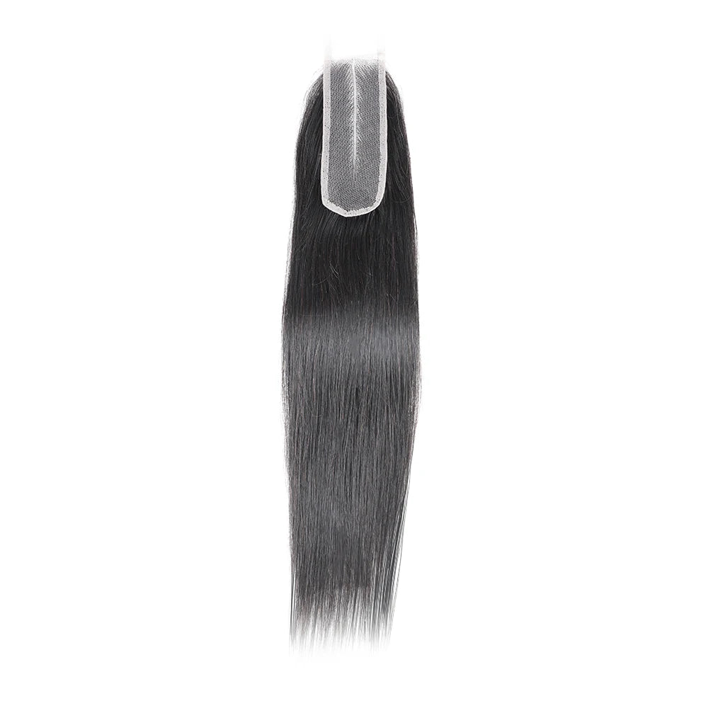 Transparent Lace Human Hair Closure for Natural Parting