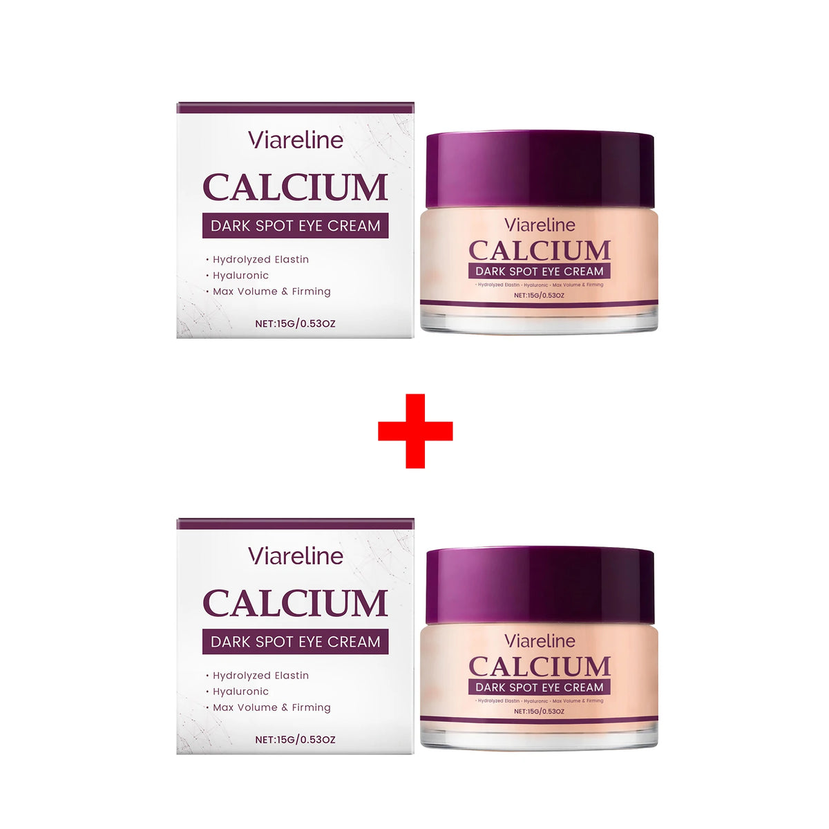 Hydrating Calcium Eye Cream for Dark Circles and Fine Lines