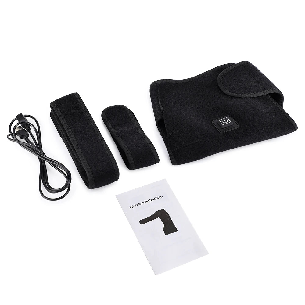 Red Light Therapy Heated Shoulder Brace for Pain Relief and Recovery