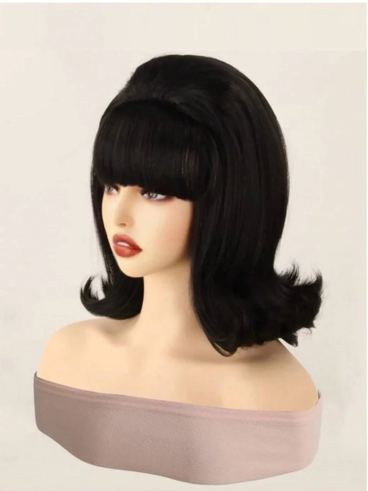 Short Wavy Bob Wig for Women Daily Wear - 4