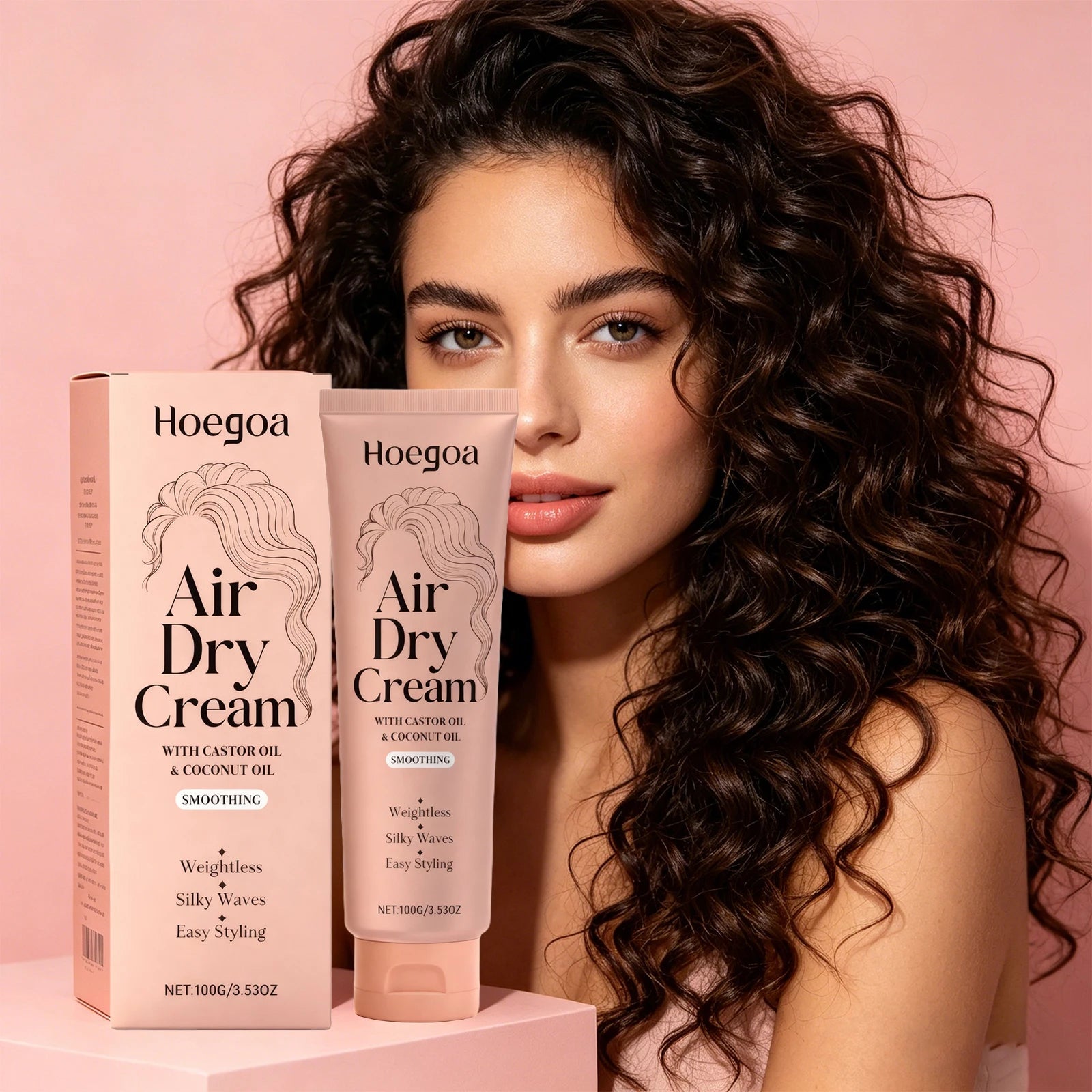Hydrating Curl Defining Cream with Castor and Coconut Oil - 4