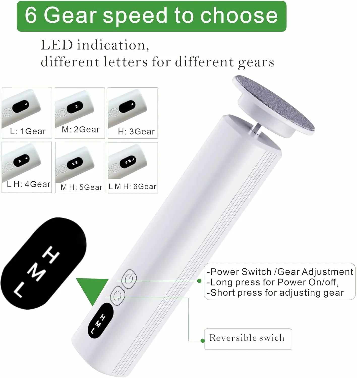 Electric Foot Callus Remover for Smooth Pedicure Results at Home - 6