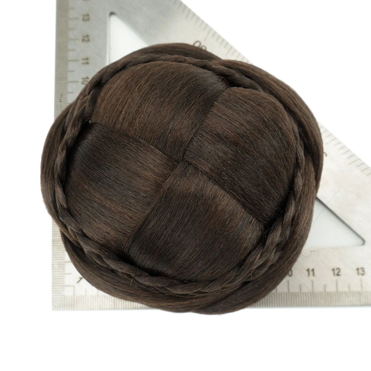 Handmade Braided Chignon Hair Bun Extension for Elegant Updos
