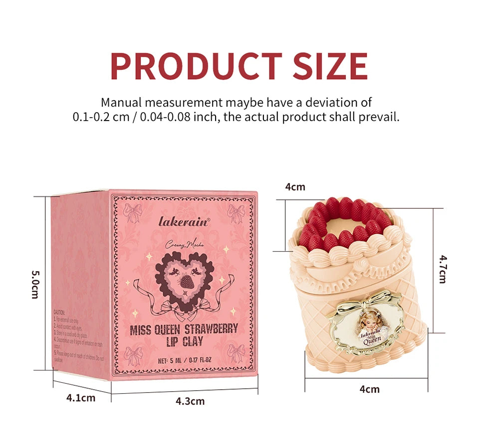 Strawberry Cake Soft Matte Lip Cream for Long Lasting Hydration - 15