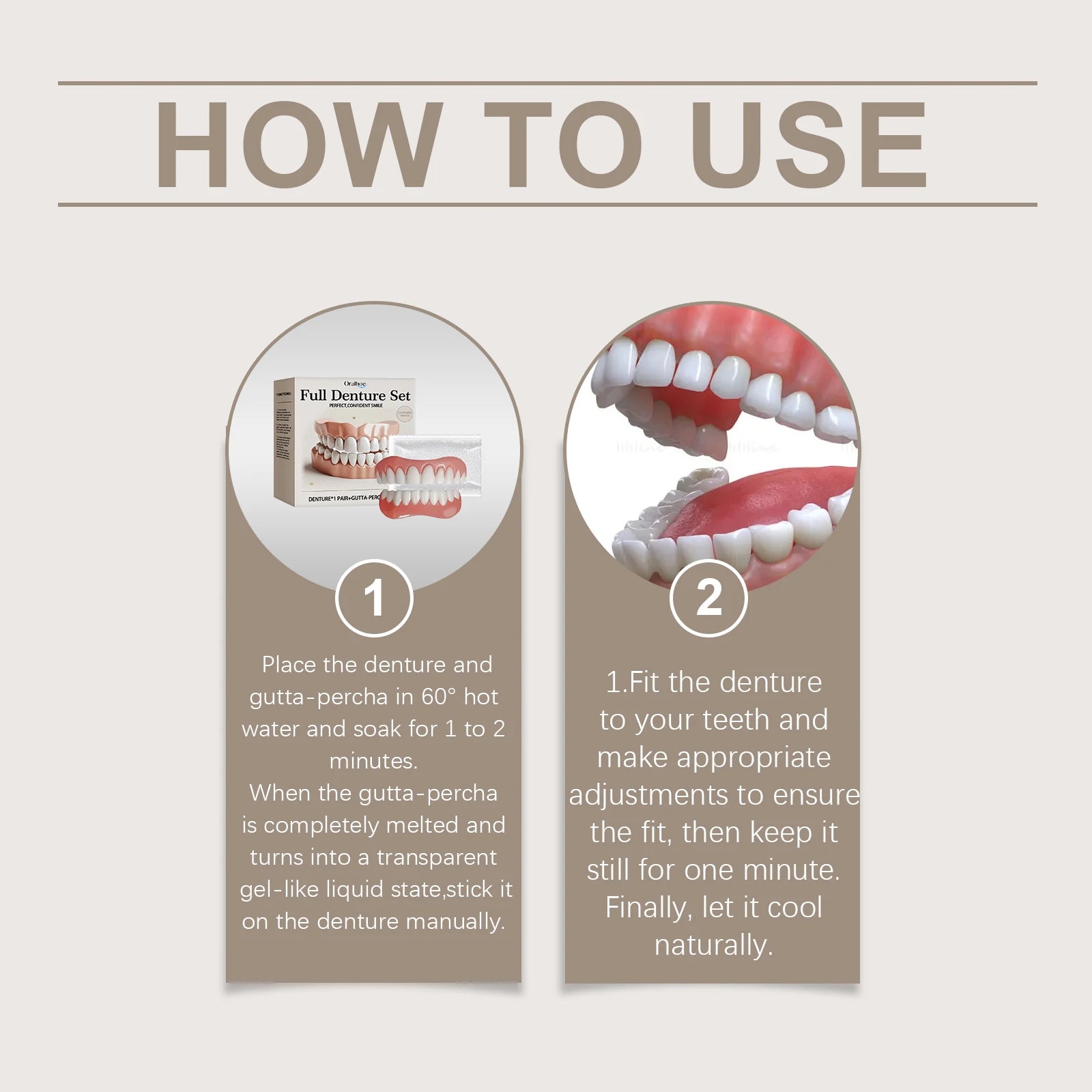Temporary Silicone Denture Set for Instant Teeth Repair and Smile Makeover - 18