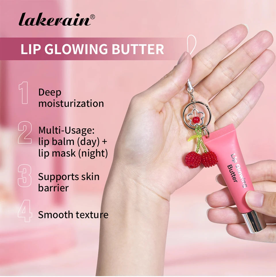 Hydrating Lip Gloss with Keychain for Long-Lasting Moisture and Shine