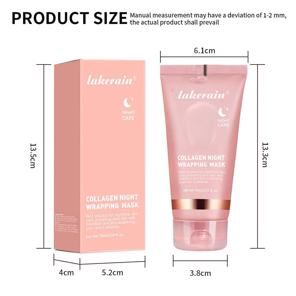 Collagen Overnight Wrapping Peel-Off Mask for Hydrating and Firming Skin - 27