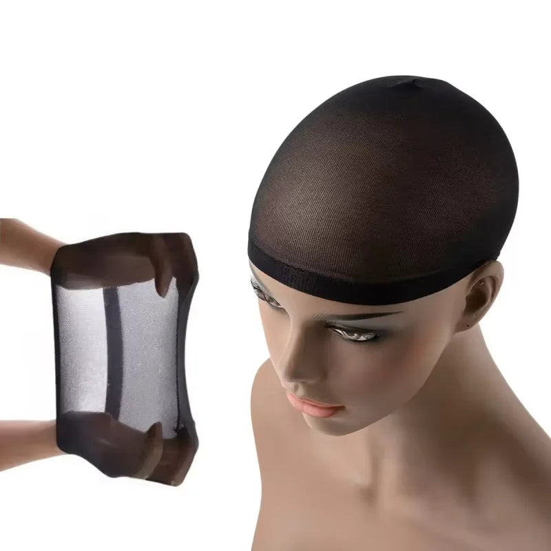 Elastic Breathable Nylon Wig Caps for Secure Comfortable Hair Styling - 2