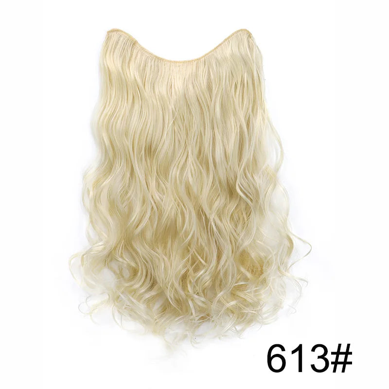 20-Inch V-Shaped Wavy Clip-In Hair Extensions - 14
