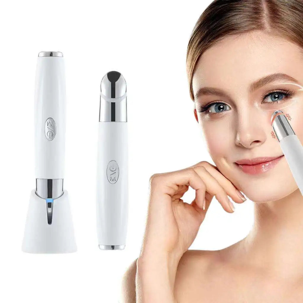 3-in-1 LED Photon Eye Massager for Dark Circles and Facial Rejuvenation - 1