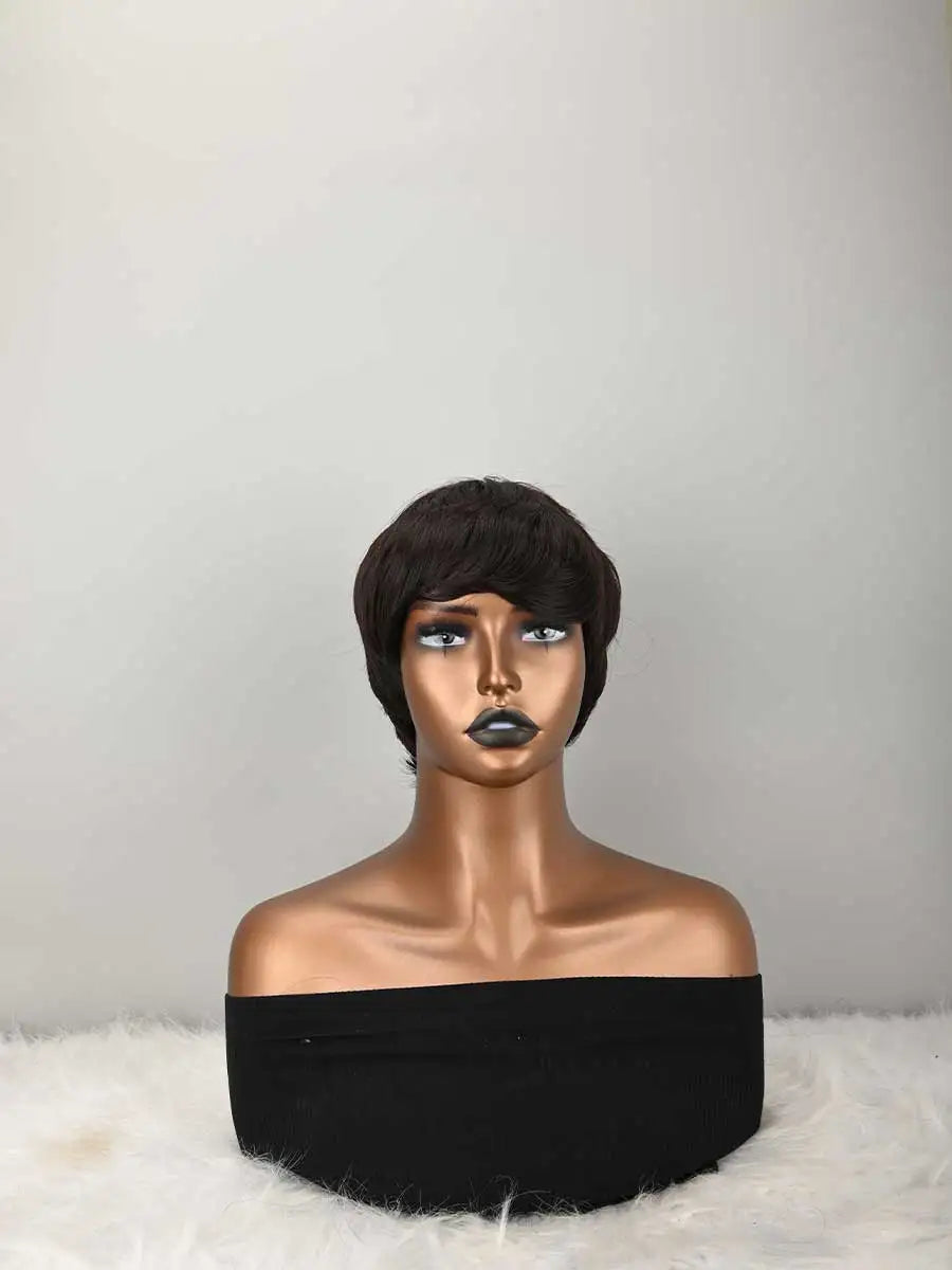 Short Wavy Pixie Cut Wig for Daily Styling