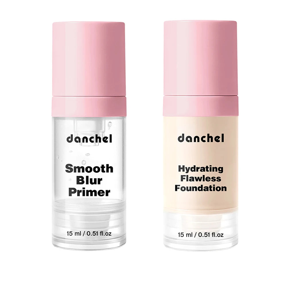 Smoothing Primer and Hydrating Liquid Foundation Makeup Set
