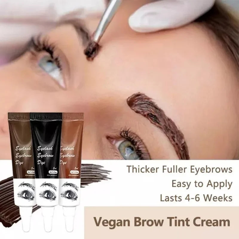 Semi-Permanent Eyelash and Eyebrow Tinting Kit for Professional Results - 7