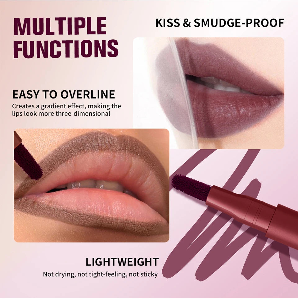 Dual-Sided Lip Contour Stain Pen for Precise Definition and Color - 10
