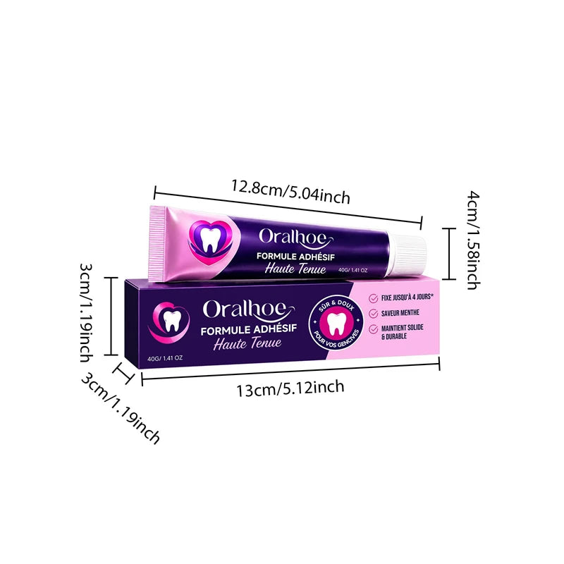 Soft Silicone Denture Adhesive Cushion for Secure Daily Fit and Comfort