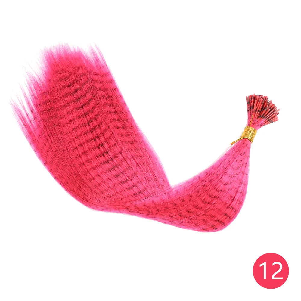 16-Inch Rainbow Feather Hair Extensions for Easy Highlights - 15