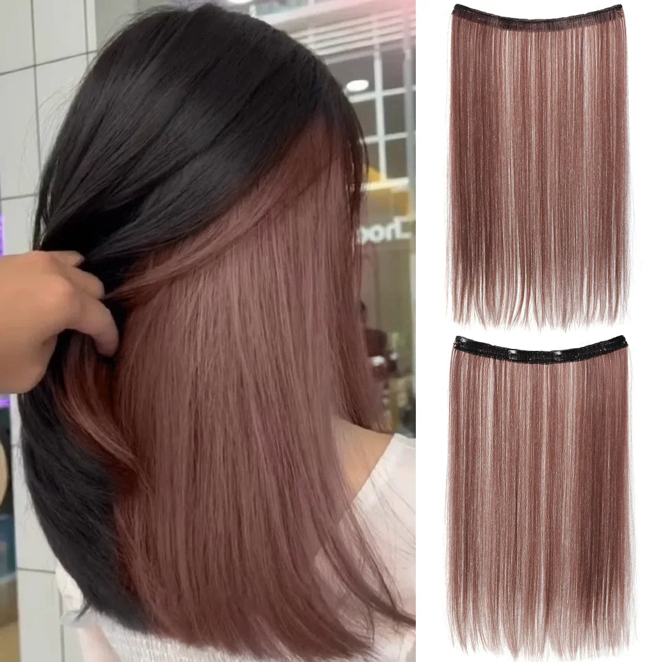 20 Inch Straight Clip-In Hair Extensions for Instant Highlights