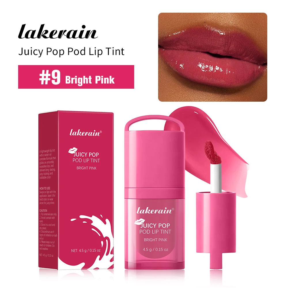 Juicy Pop Pod Lip Tint for Long-Lasting Hydration and High-Shine Finish - 27