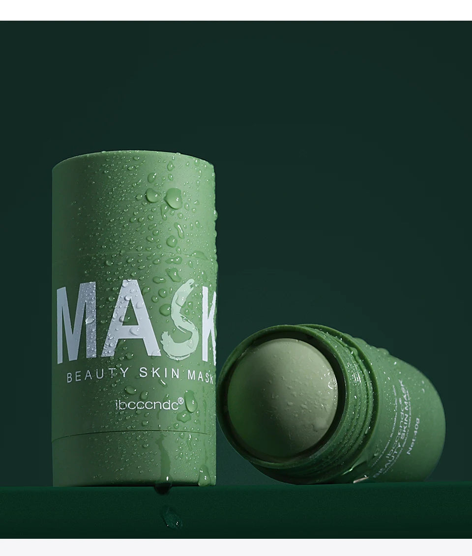 Green Tea Deep Cleansing Clay Face Mask Stick for Blackhead Removal - 18