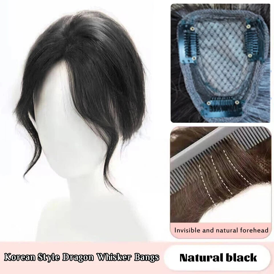 Clip-In Hair Topper Bangs Extension for Natural Volume and Style - 38