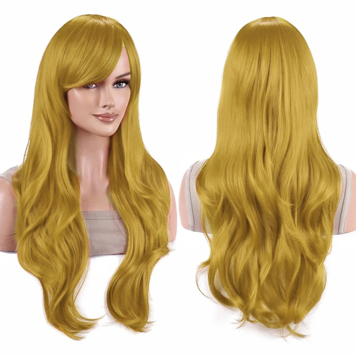 Long Wavy Teal Green Cosplay Wig for Anime Costumes