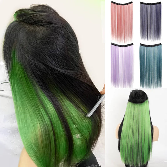 20 Inch Straight Clip-In Hair Extensions for Instant Highlights