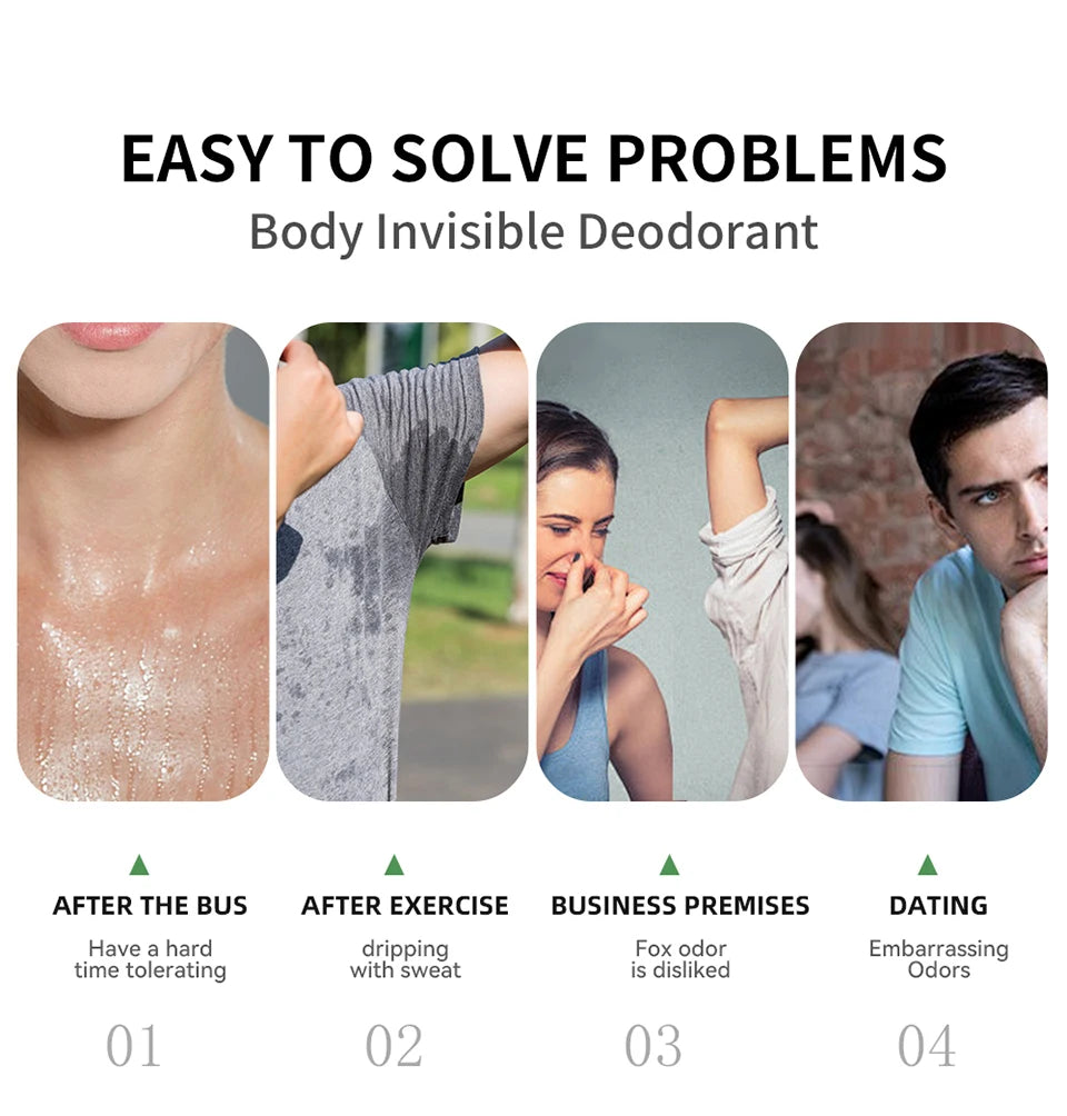 Long-Lasting Invisible Body Deodorant Cream for All-Day Freshness - 8