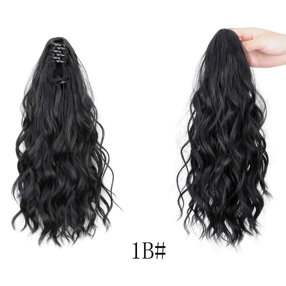 Curly Claw Clip Ponytail Extension for Instant Volume and Length