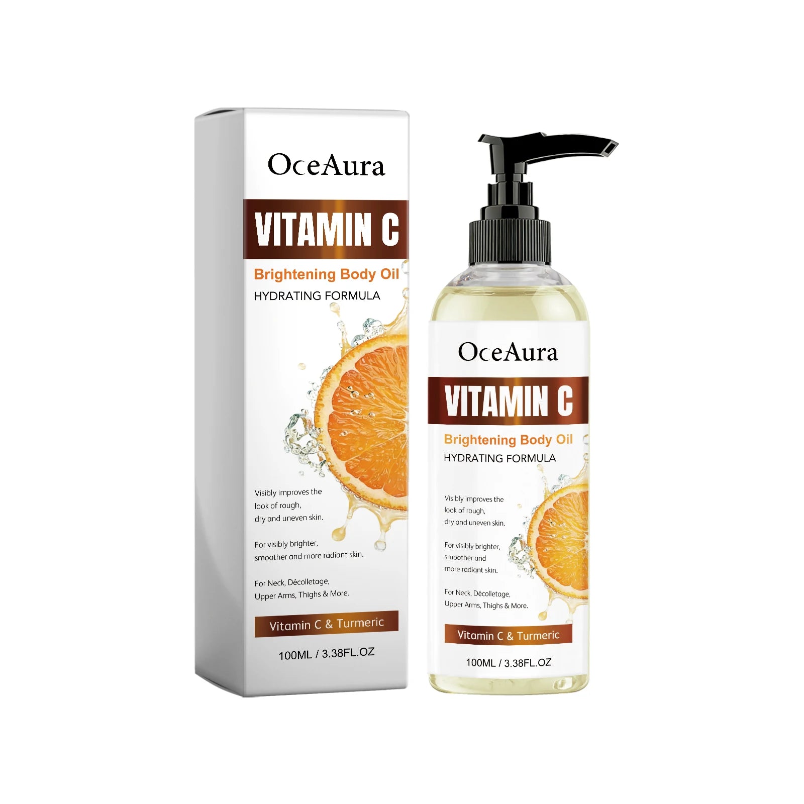 Turmeric and Vitamin C Brightening Body Oil for Hydrated Glowing Skin - 18