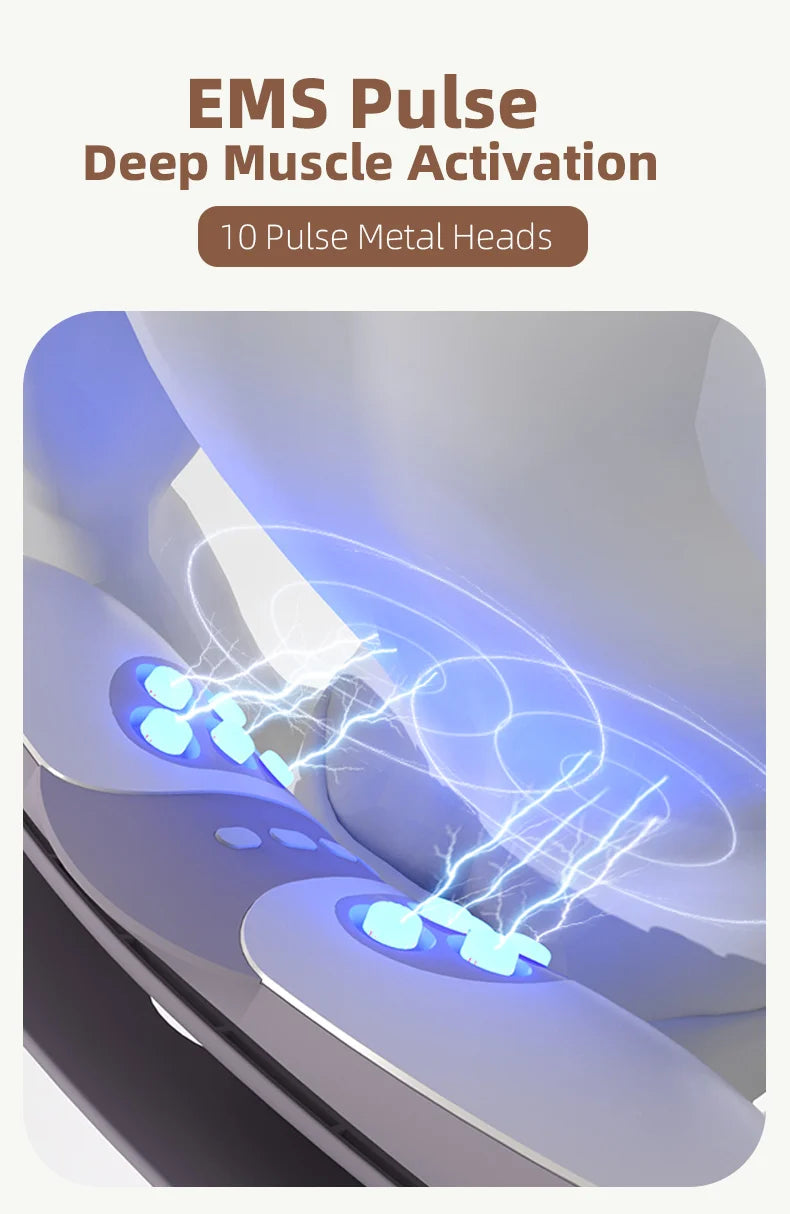 Electric Lumbar Traction Massager for Lower Back Pain and Spine Relief
