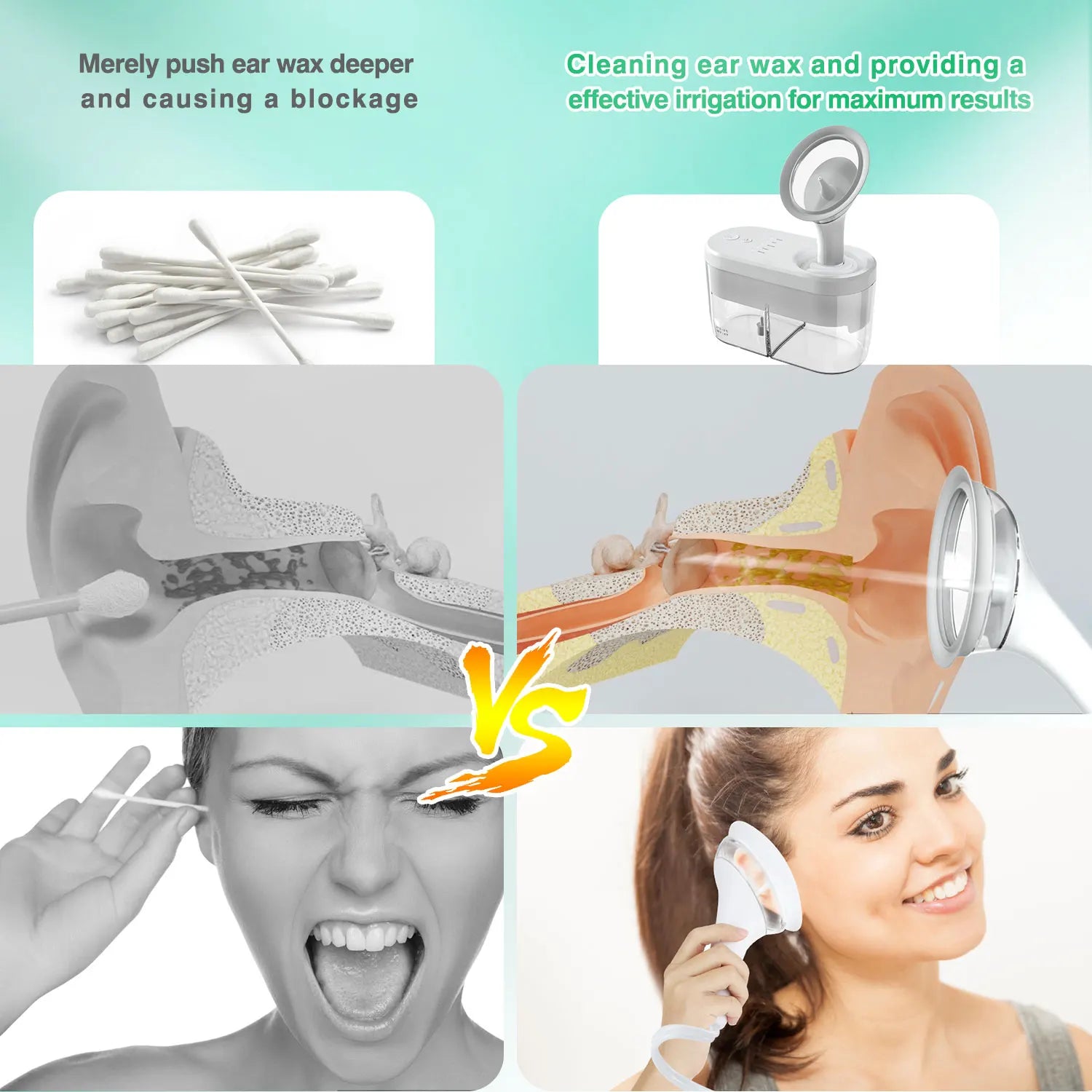 Electric Ear Wax Removal Irrigation System for Safe Home Ear Cleaning - 9