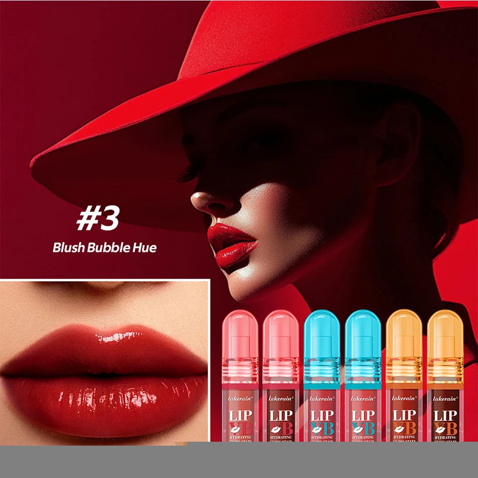 Hydrating Gloss Lip Stain with Vanilla Flavor for Long-Lasting Moisture