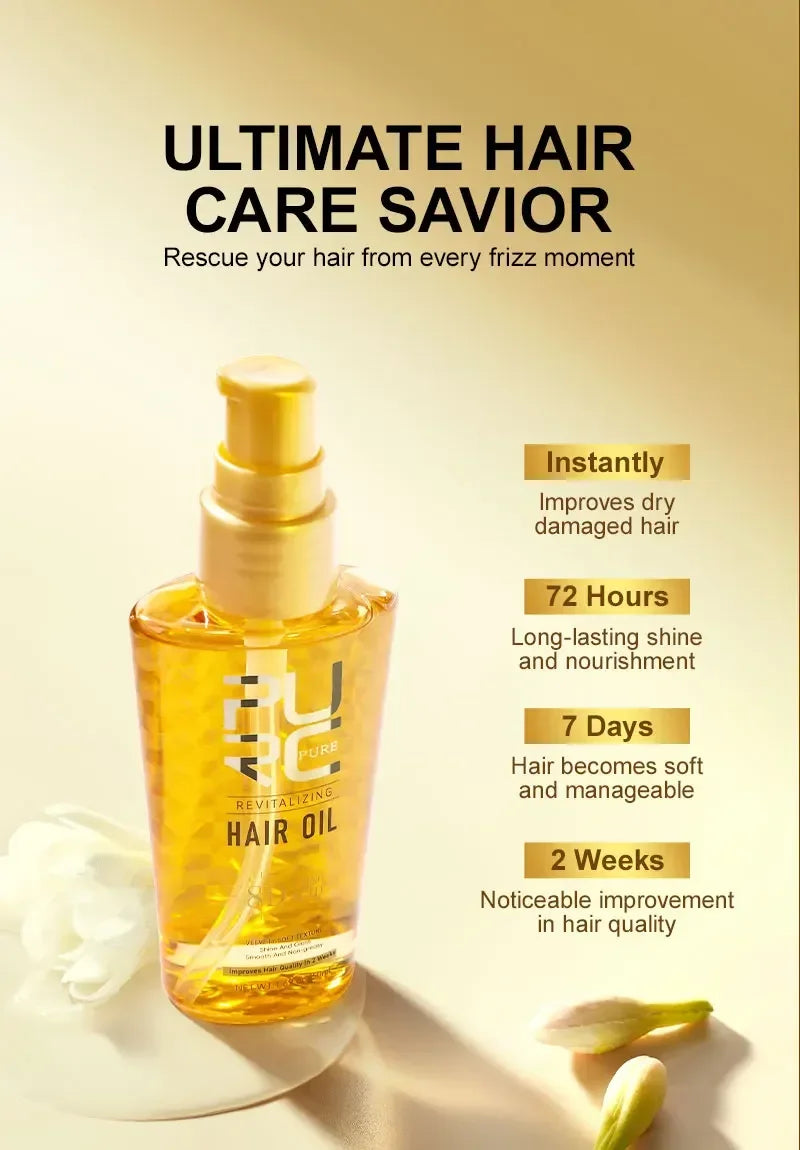 Amino Acid Revitalizing Hair Oil for Smooth and Frizz-Free Shine - 10